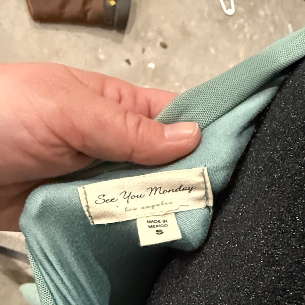 See You Monday Mint Green Mini Dress - Picture 5 of 5